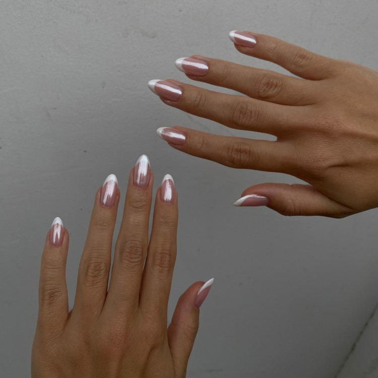 francesinha metalizada com esmalte ou pó cromo qual o melhor