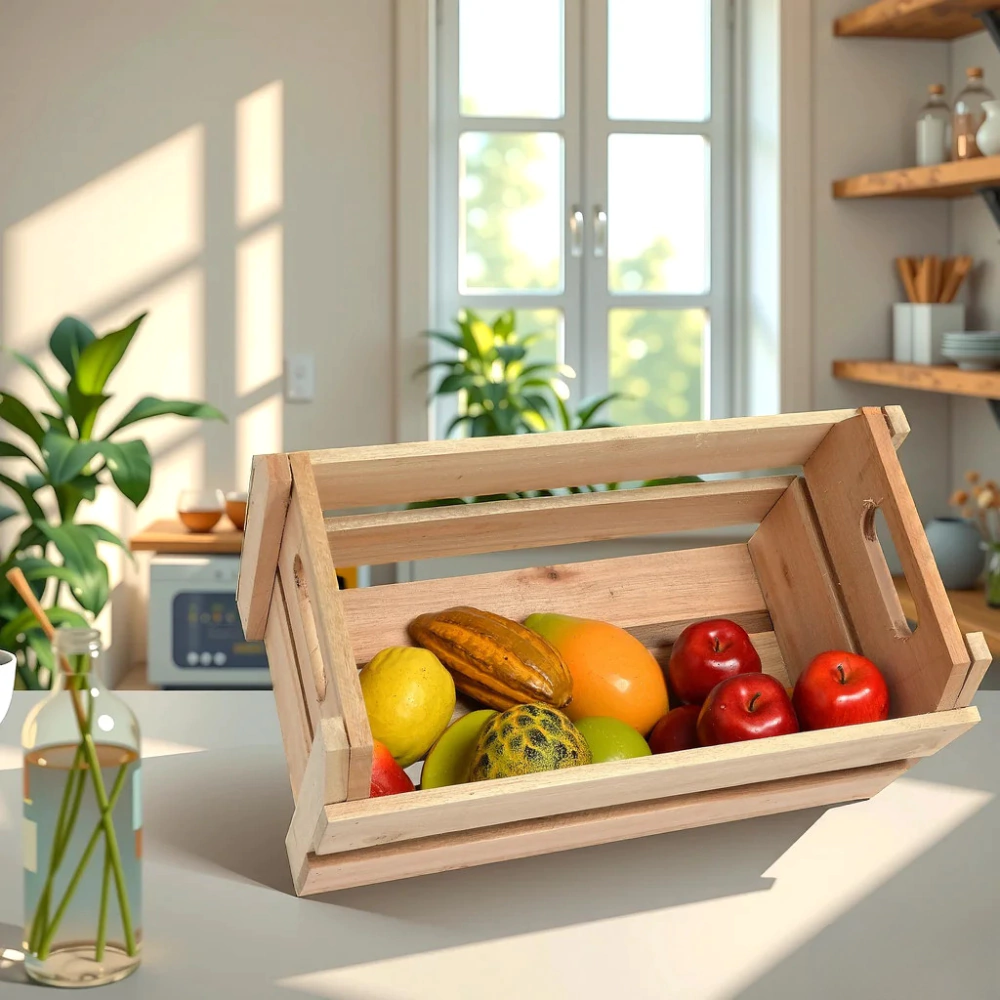 decoração em caixotes