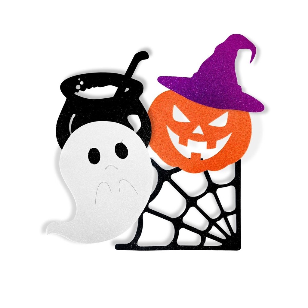 decoração halloween shopee