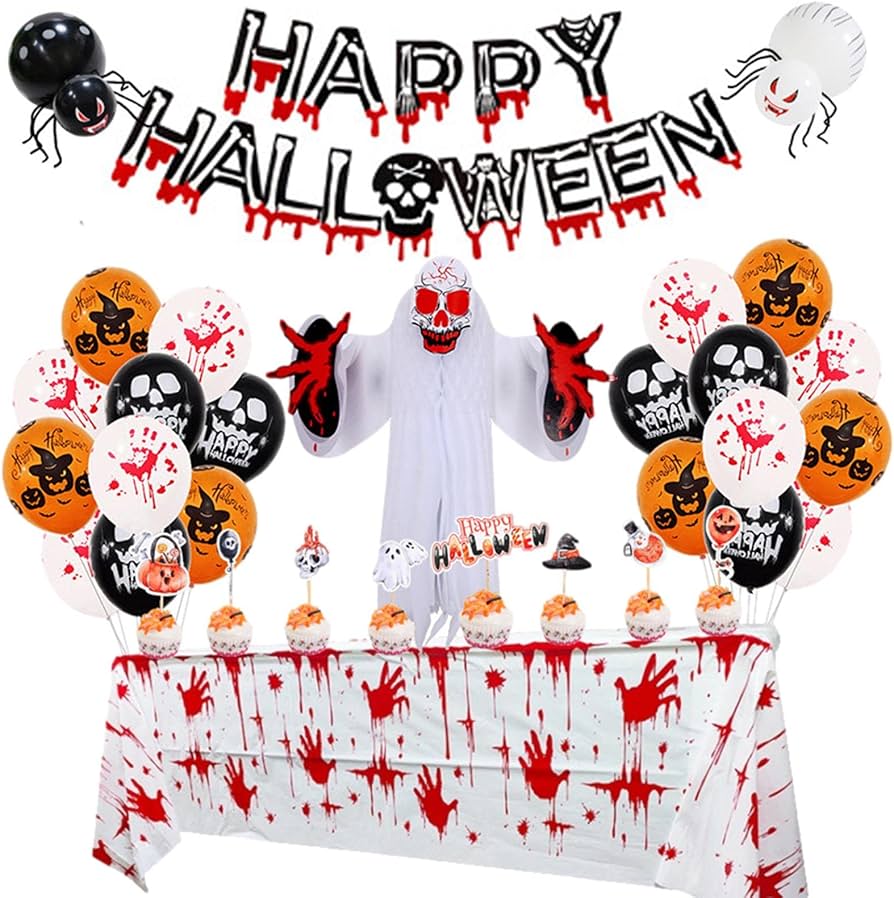 Como fazer uma decoração de Halloween assustadora com poucos recursos