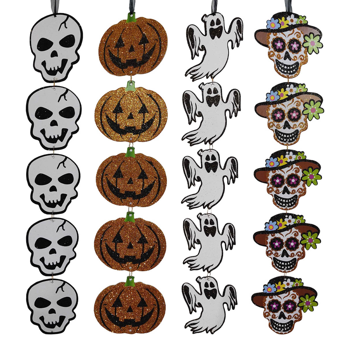 decoração halloween shopee