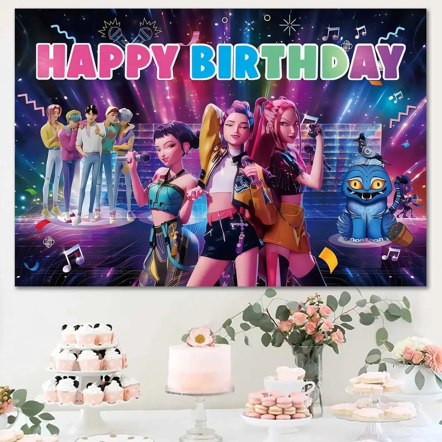 Tendências de Decoração K-pop: O Tema 'Guerreiras do K-pop' em Destaque
