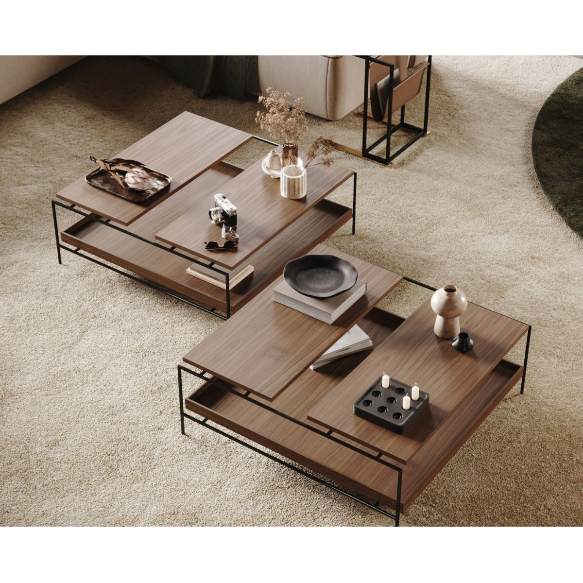 Decoração 2025: As Tendências de Materiais e Cores para sua Mesa de Centro