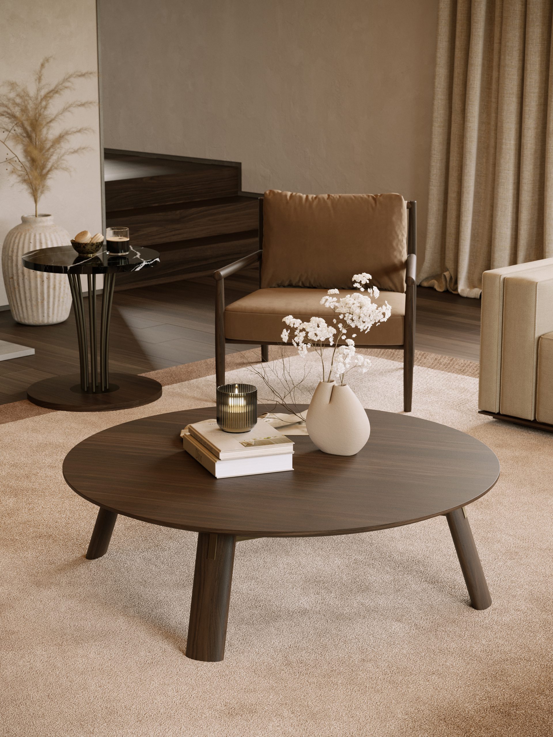 Decoração 2025: As Tendências de Materiais e Cores para sua Mesa de Centro