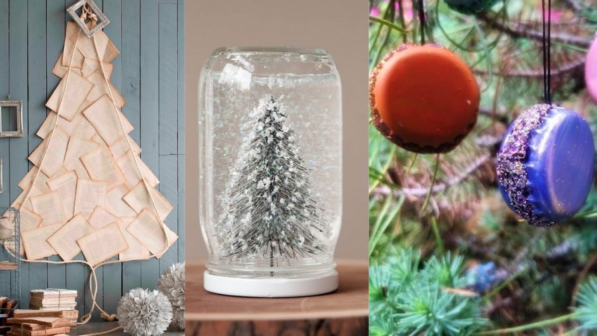 10 Ideias de Enfeites de Natal com Rolos de Papel Higiênico