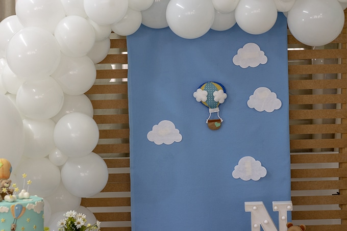 decoração para chá de bebê simples