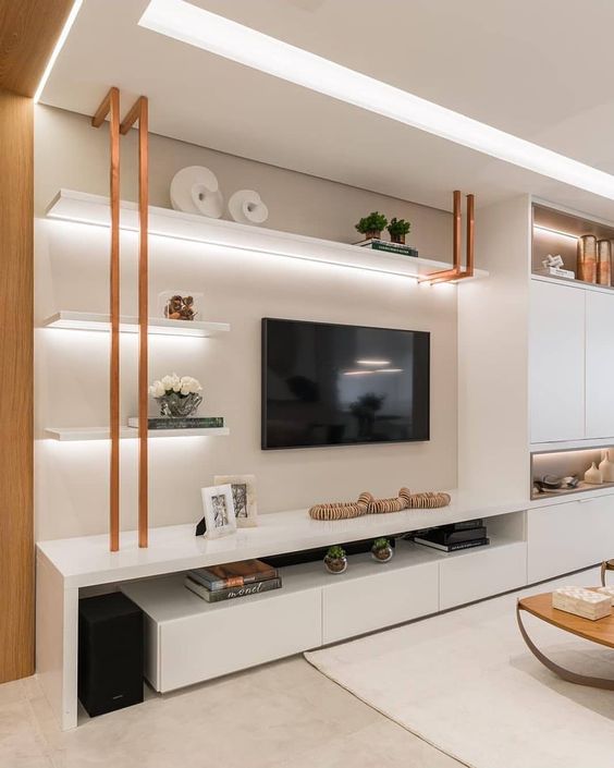 decoracao para rack de sala