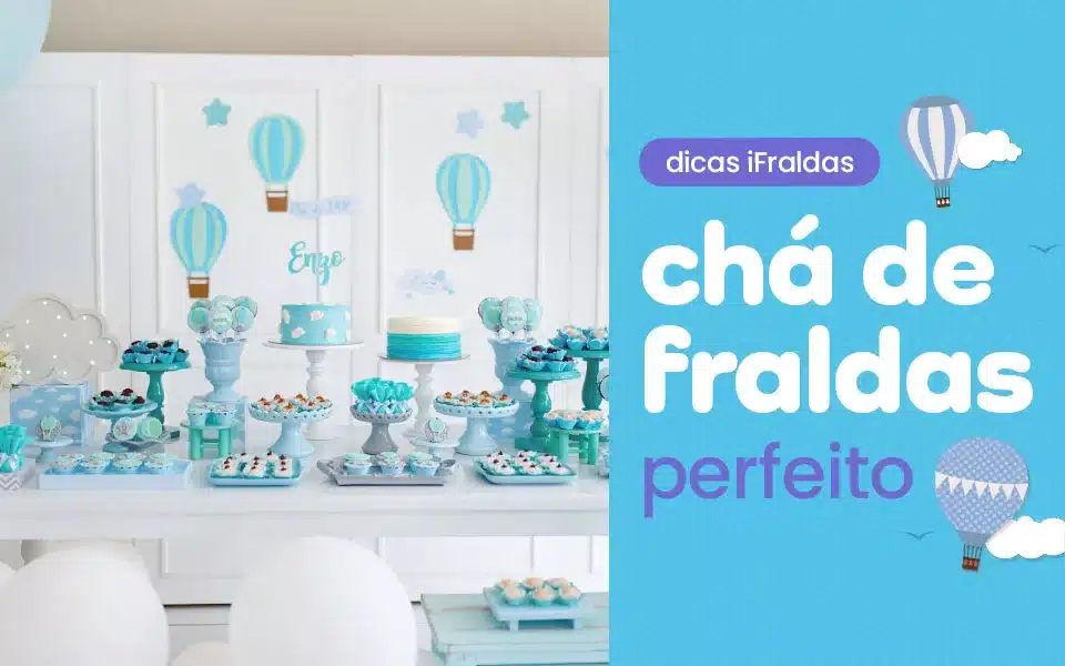 decoração simples de chá de bebê
