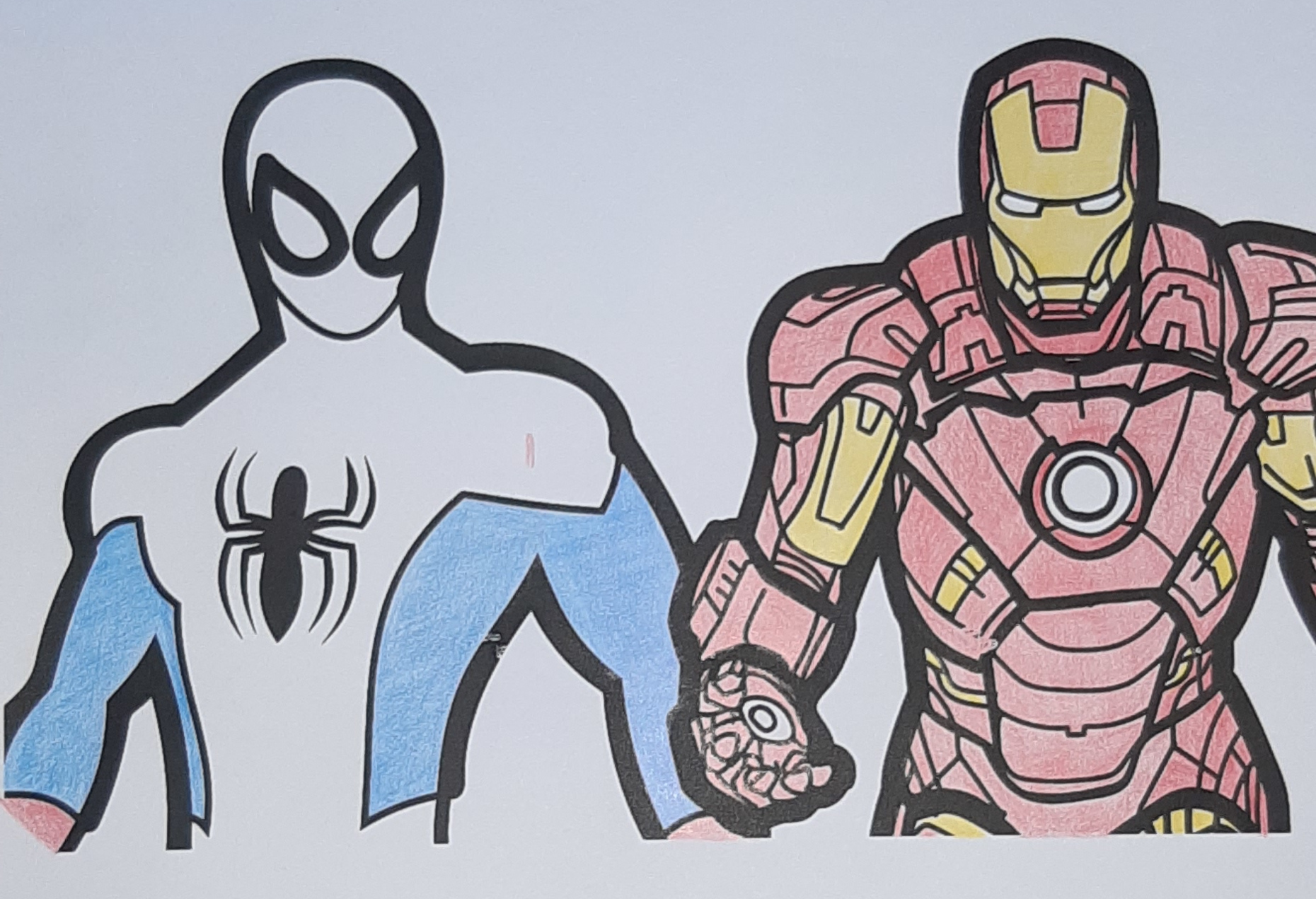 desenho homem de ferro para colorir