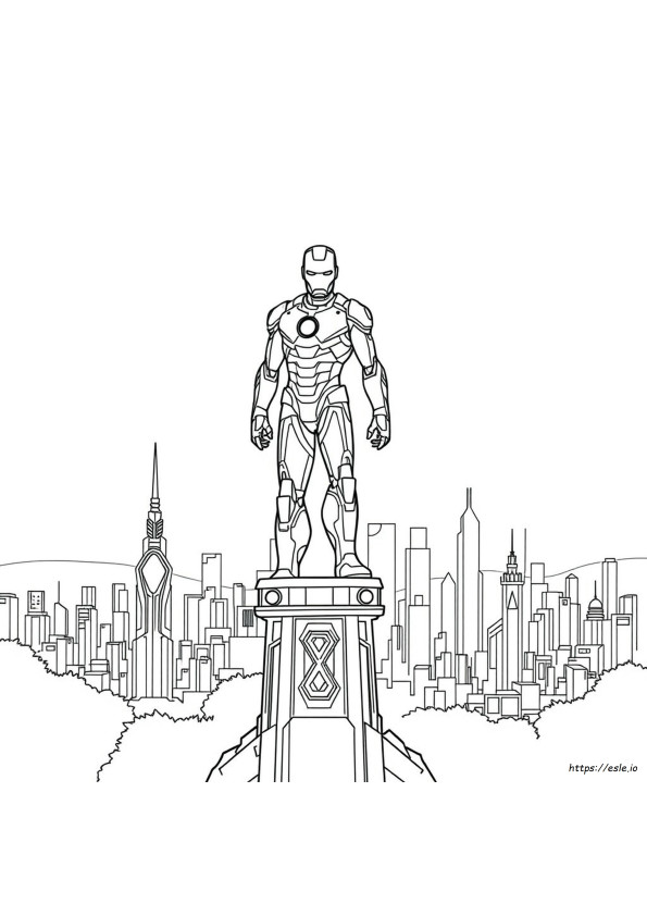 desenho homem de ferro vs homem aranha para colorir