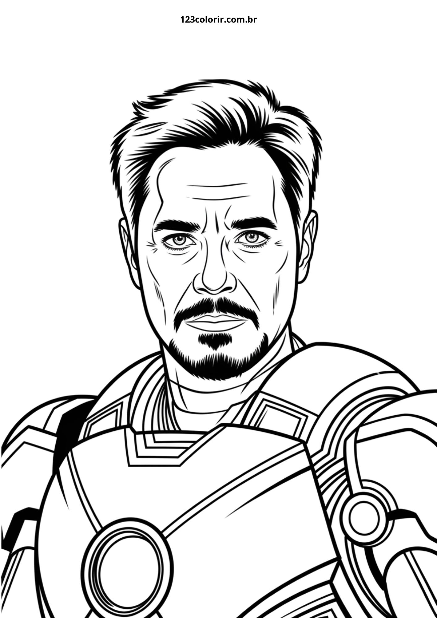 desenho homem de ferro vs homem aranha para colorir