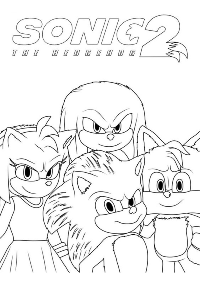 melhores desenhos do sonic para imprimir e colorir