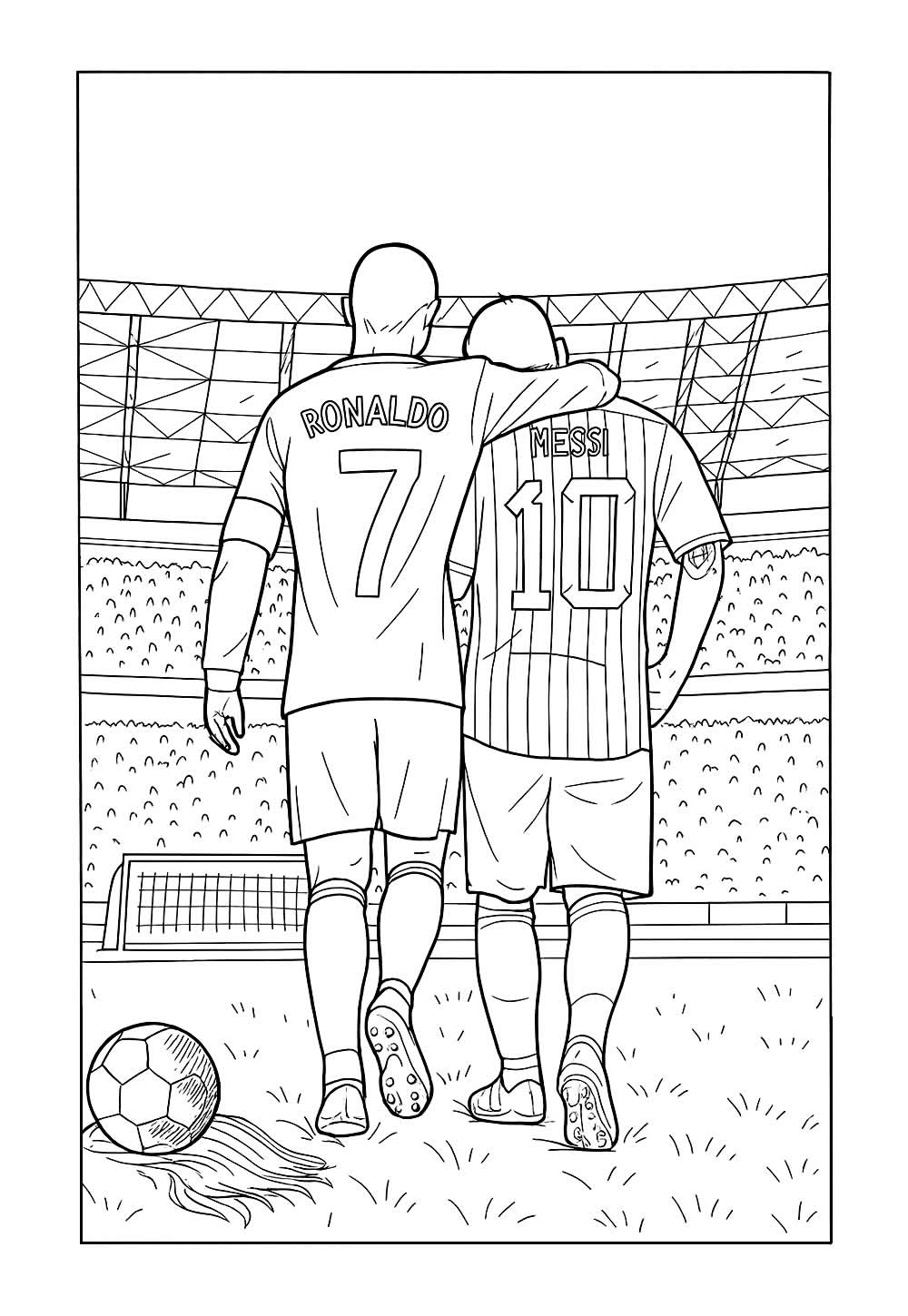 desenho para imprimir cristiano ronaldo