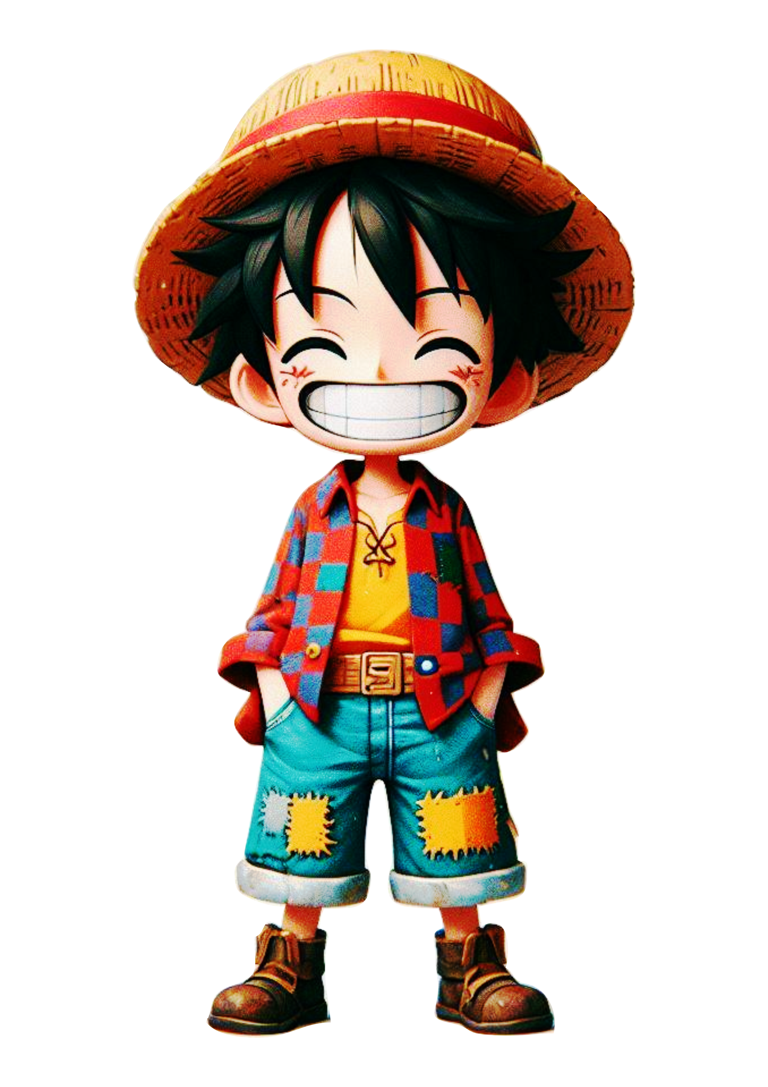 desenho para imprimir luffy