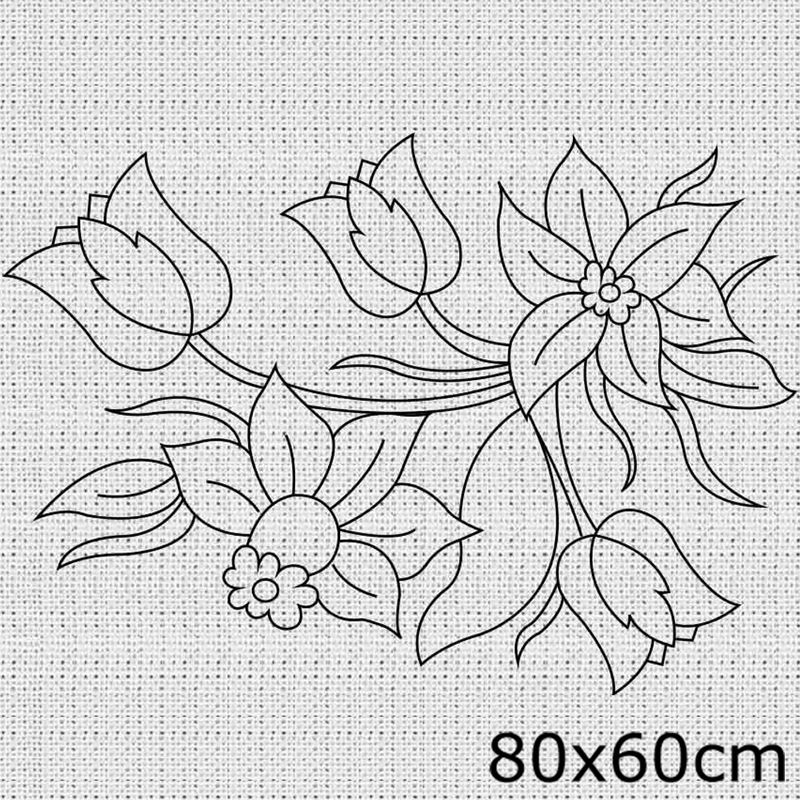 10 Ideias Criativas de Desenhos Florais para seu Projeto de Punch Needle