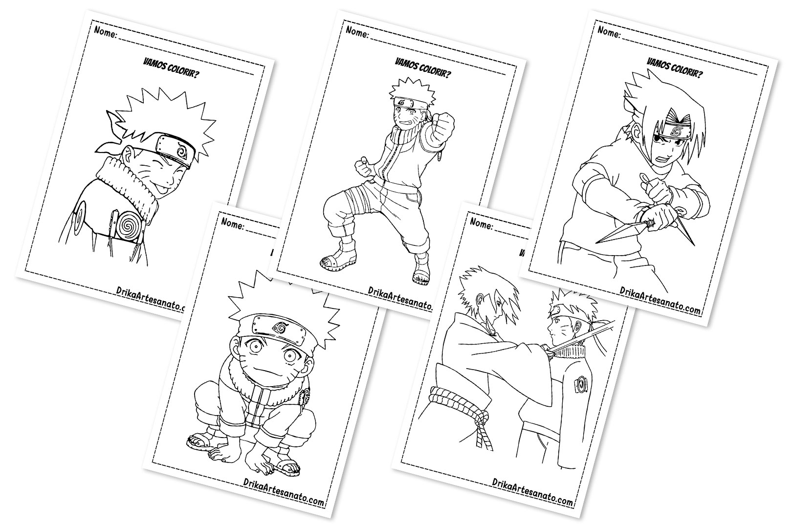 desenhos do naruto modo sábio para colorir
