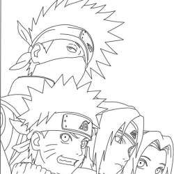 desenhos do naruto modo sábio para colorir