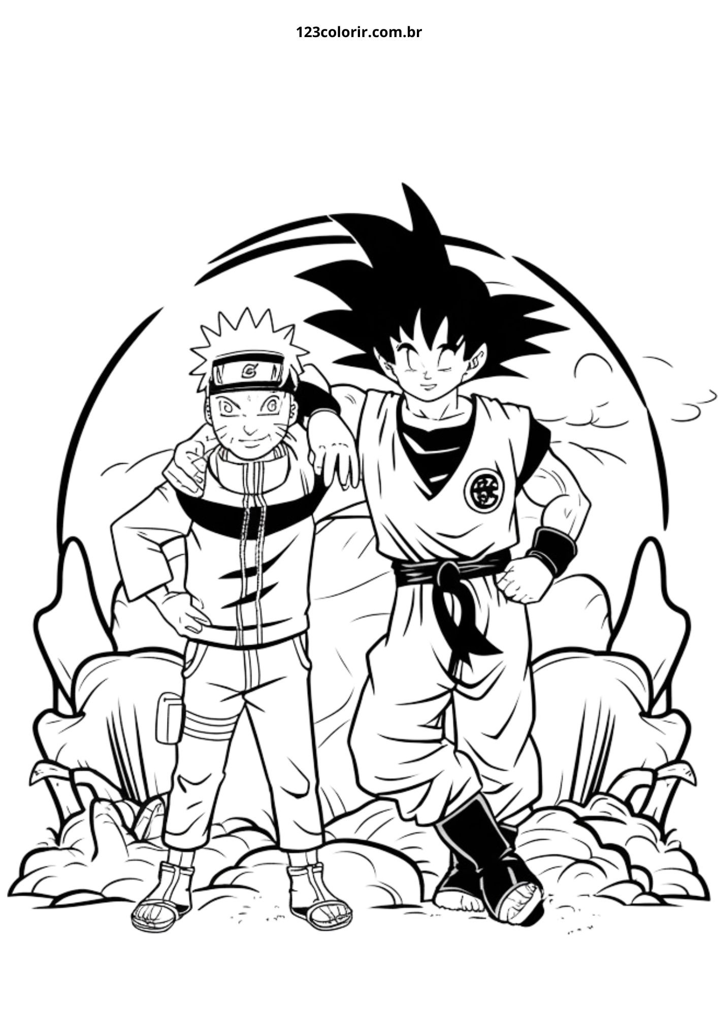 desenhos do naruto para colorir vs desenhos do boruto