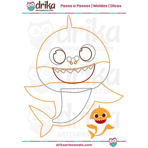 custo de impressão de desenhos baby shark