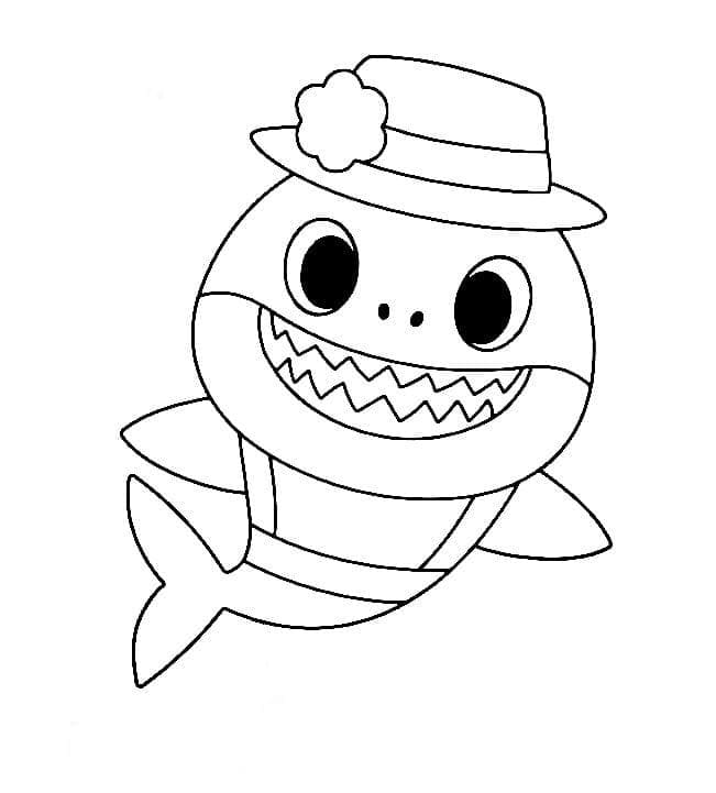 desenhos baby shark vs outros personagens infantis para colorir