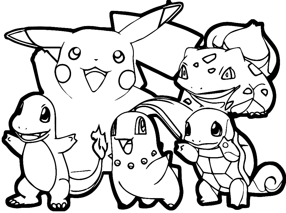 desenhos para colorir do pokemon