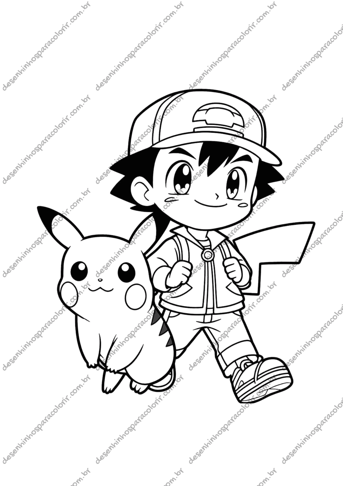 melhores desenhos de pokemon para imprimir e colorir