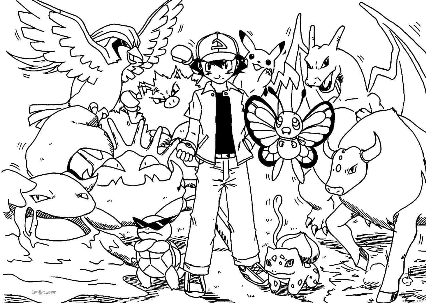 desenhos para colorir do pokemon