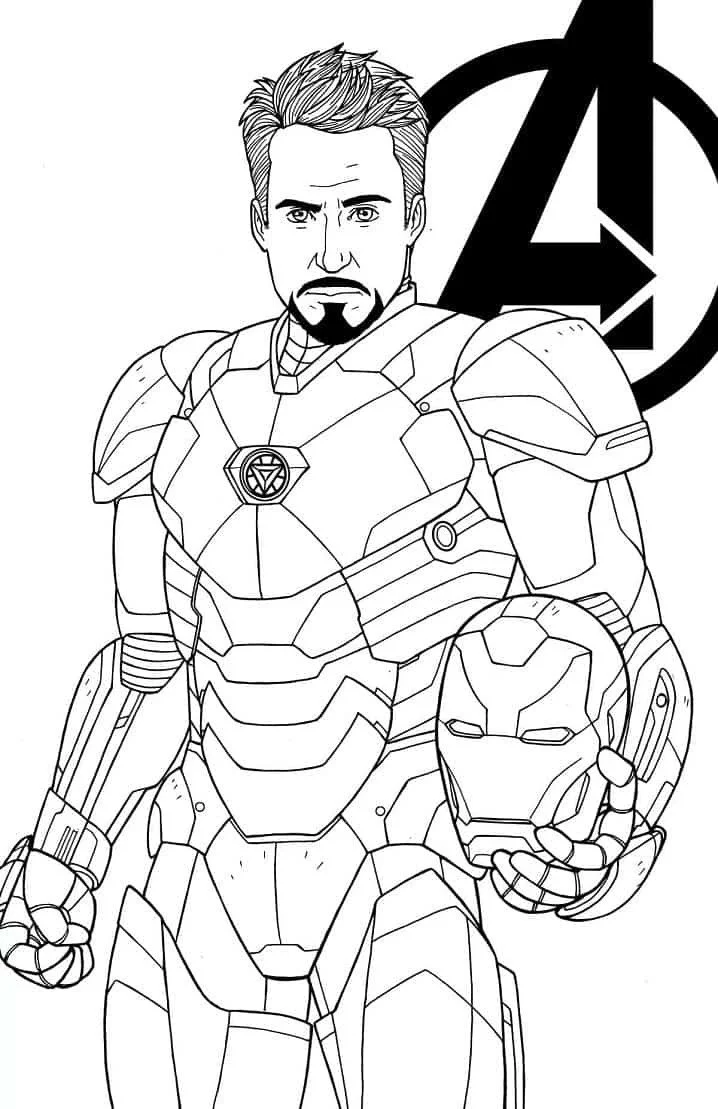 desenhos para colorir dos vingadores