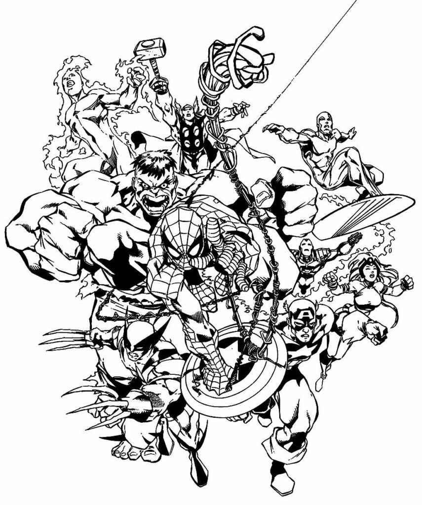 desenhos dos vingadores para colorir do homem de ferro