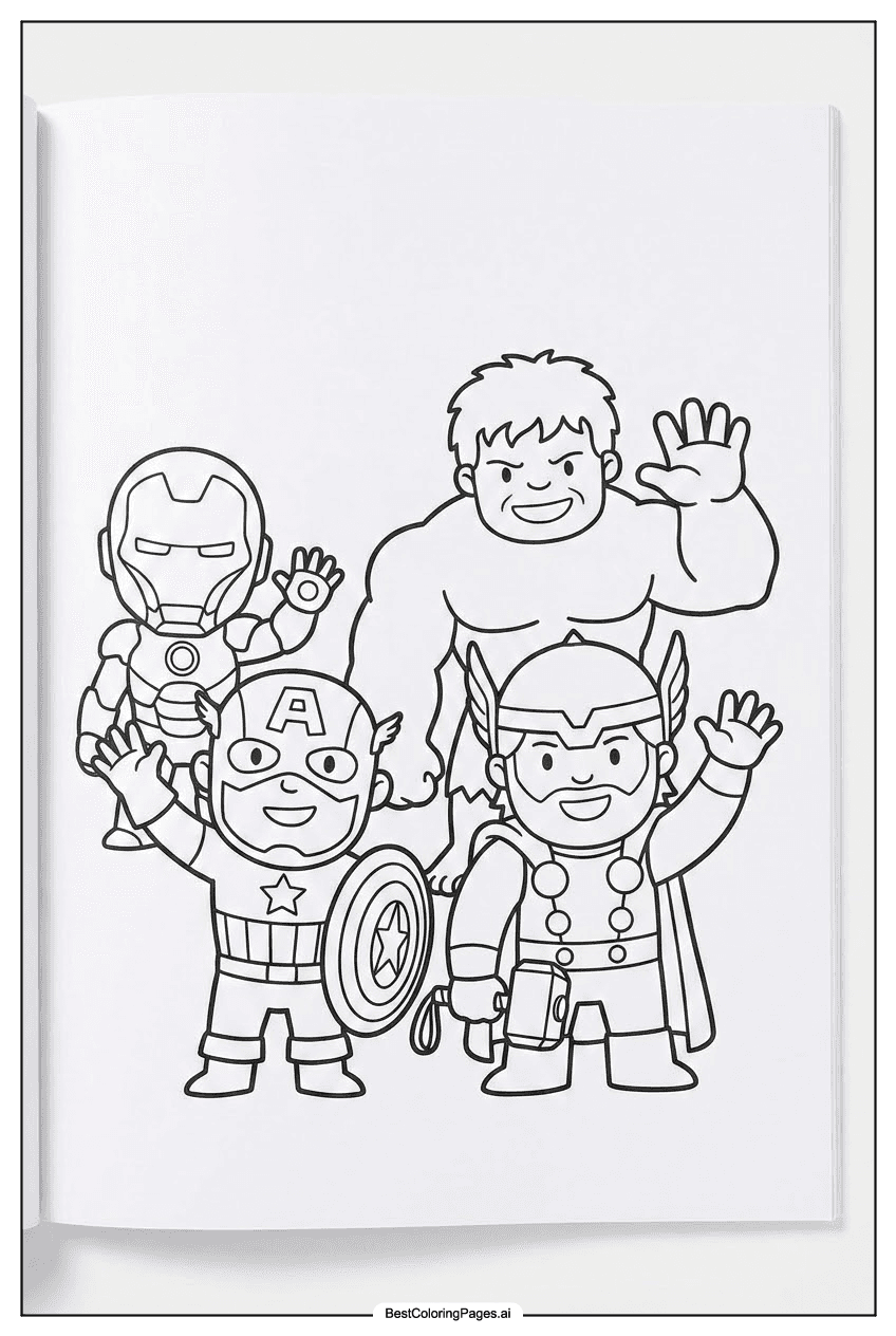 desenhos dos vingadores para colorir do homem de ferro