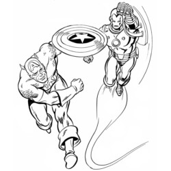 desenhos dos vingadores vs liga da justiça para colorir