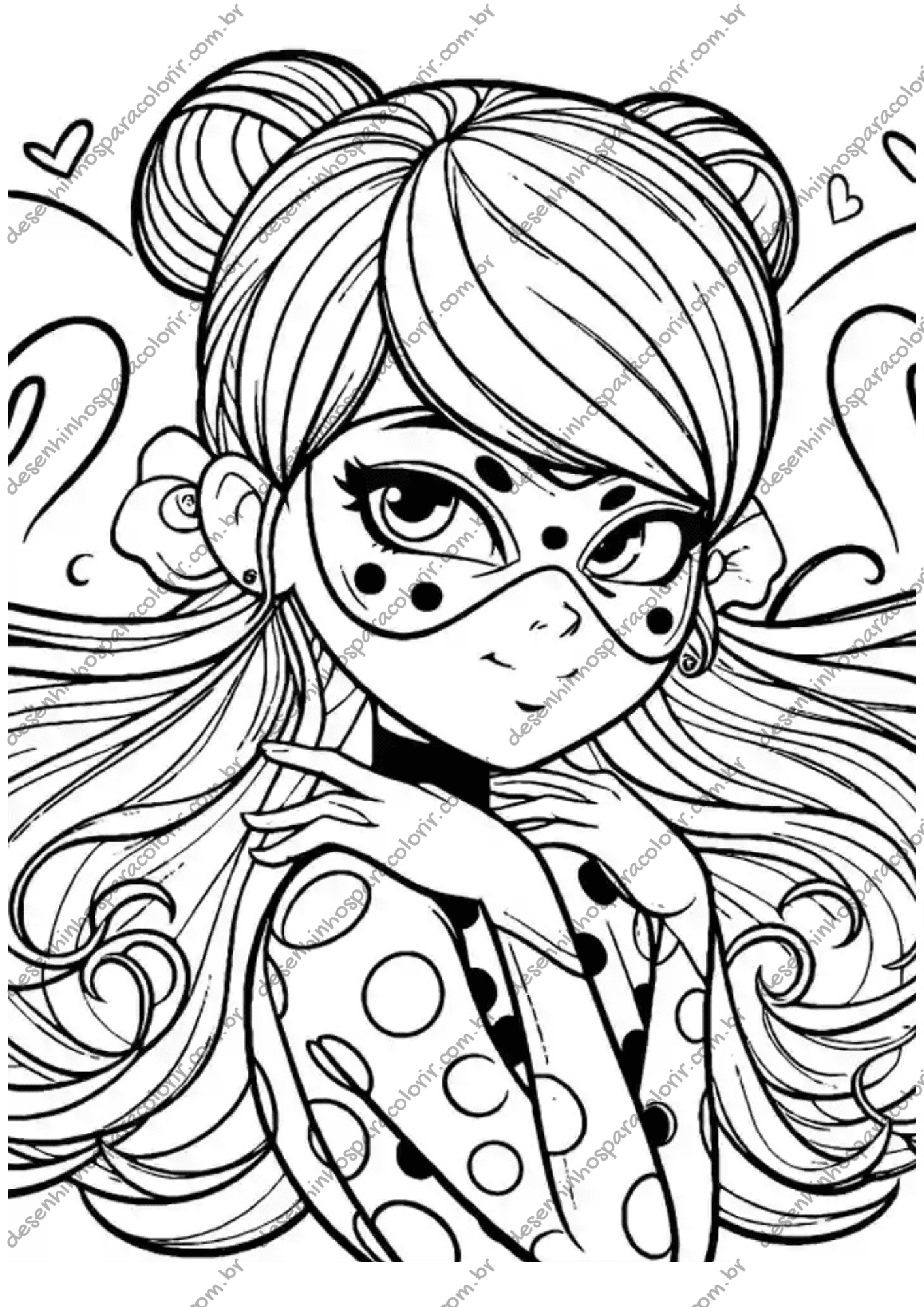 melhores desenhos ladybug e cat noir para imprimir