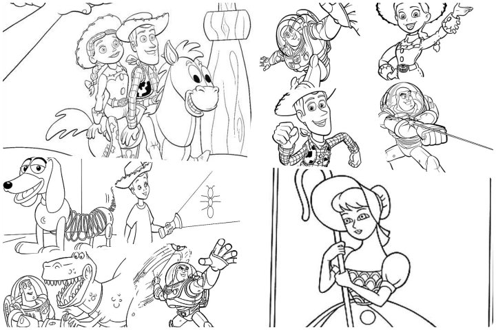 desenhos para colorir toy story