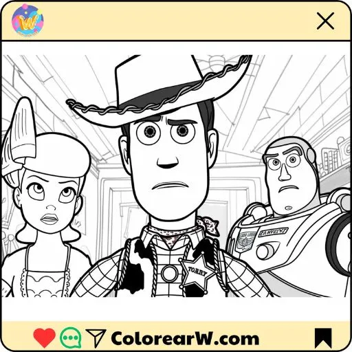 desenhos para colorir toy story