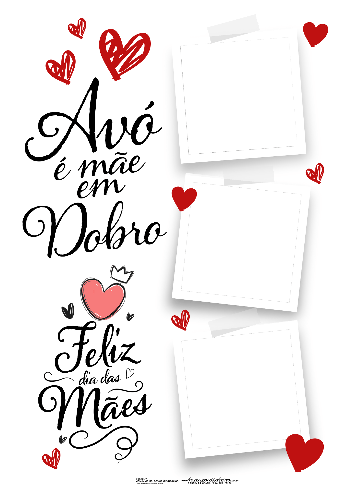 como fazer um cartão dia das mães para vovó passo a passo