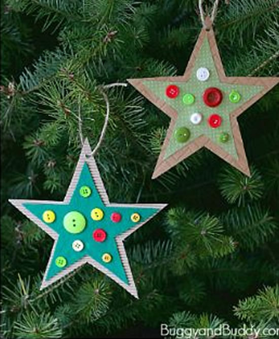 enfeites de natal com material reciclável