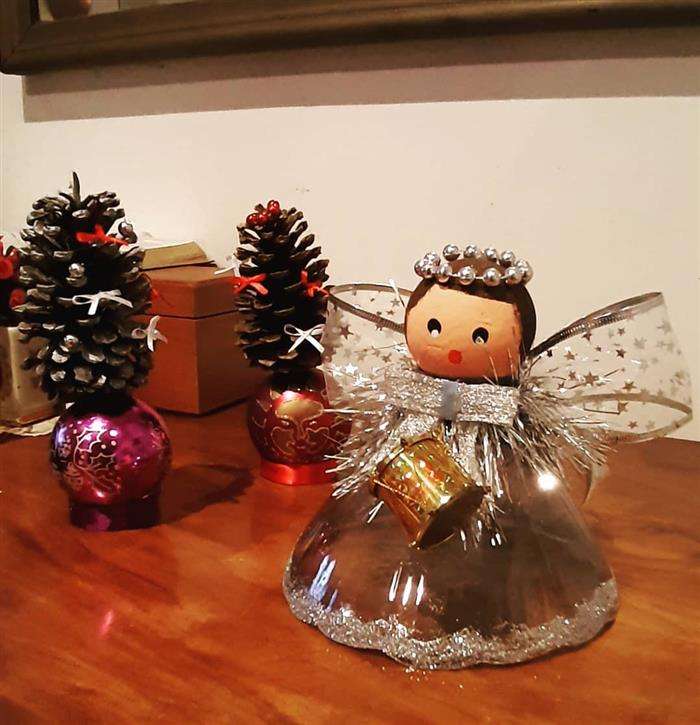 10 Ideias de Enfeites de Natal com Rolos de Papel Higiênico