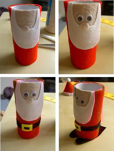 5 Maneiras de Fazer Anjinhos de Natal com Rolos de Papel