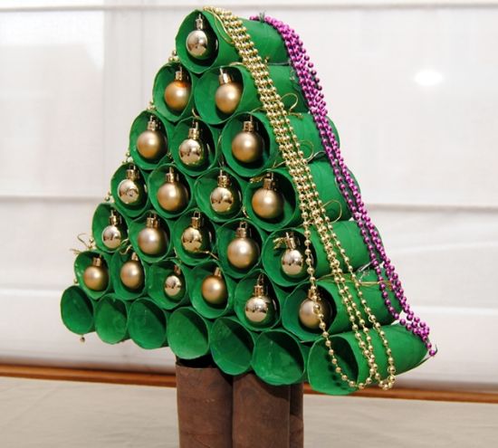 Crie Papai Noel Divertidos Usando Rolos de Papel Higiênico