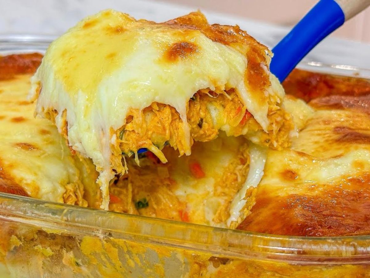 escondidinho de frango com batata