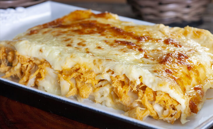 escondidinho de frango cremoso