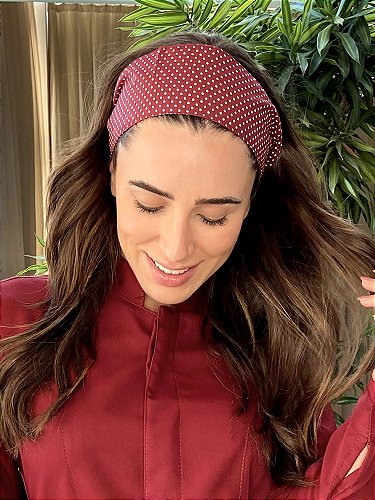 faixa de cabelo turbante