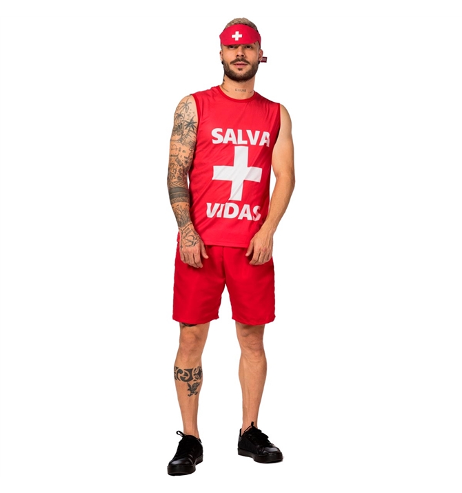 fantasia salva vidas carnaval improvisada