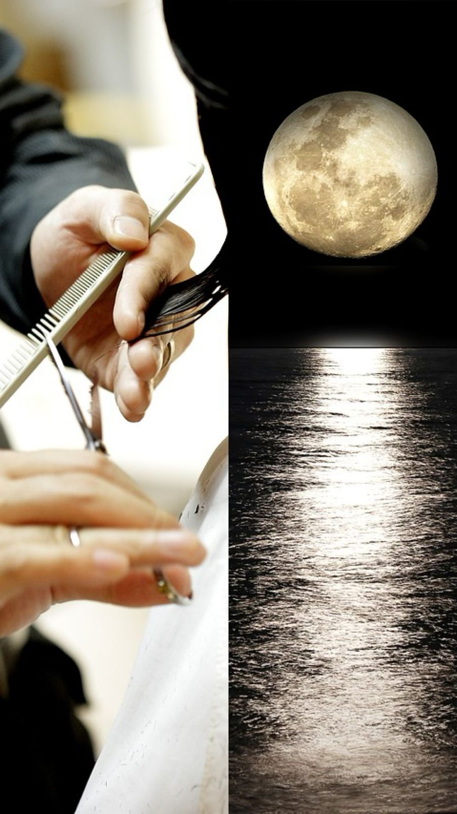 fases da lua e cabelo