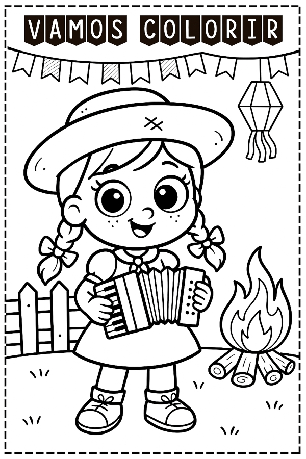 festa junina desenho