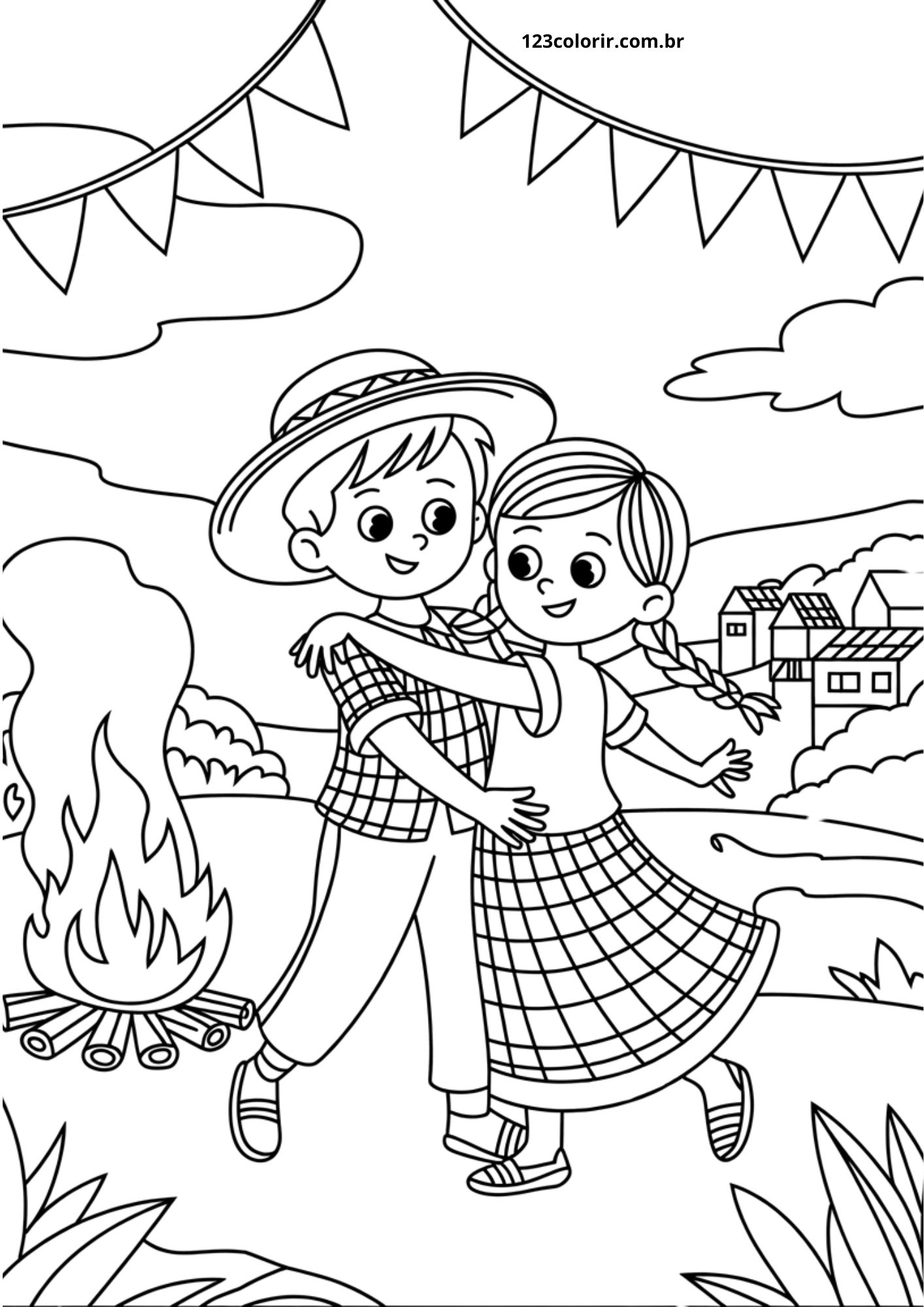custo de impressão de desenhos de festa junina para escolas