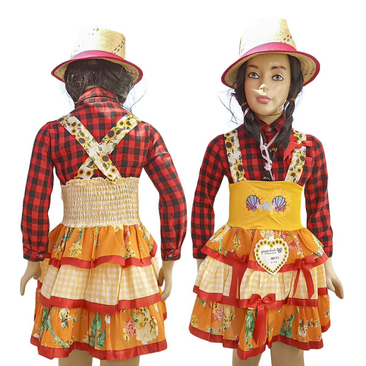 ideias de looks festa junina infantil