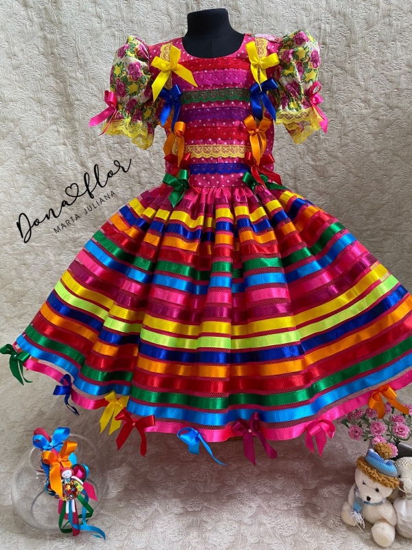 ideias de looks festa junina infantil