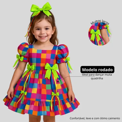 preço médio roupa festa junina infantil