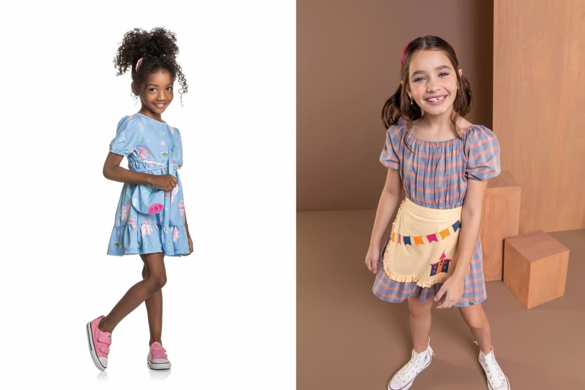 vestido junino infantil vs fantasia caipira
